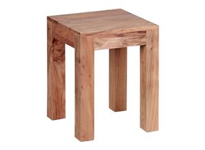 4251745759203 - Massivholz-Tisch NAKO Handgefertigt 45x40x45 cm Sheeshamholz 50kg Belastbarkeit