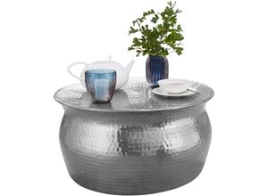 4251745760261 - Couchtisch ENNS Orientalisch Hammerschlagstrukturen Aluminium handgefertigt