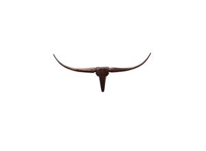 4251745764856 - Deko-Geweih Bull S Aluminium Bronze 74x35x5 cm - Handgefertigt Blickfang