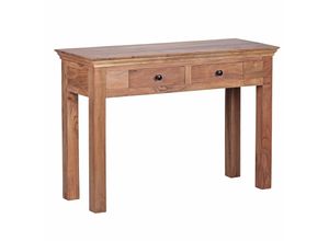 4251745764900 - Multifunktionale Konsole im Landhausstil Akazienholz 110x40 cm - Platzsparend 4251745764900 - Multifunktionale Konsole im Landhausstil Akazienholz 110x40 cm - Platzsparend