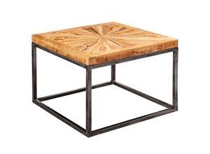 4251745767437 - Couchtisch aus Mangoholz modernes Design große Ablagefläche stabile Beine