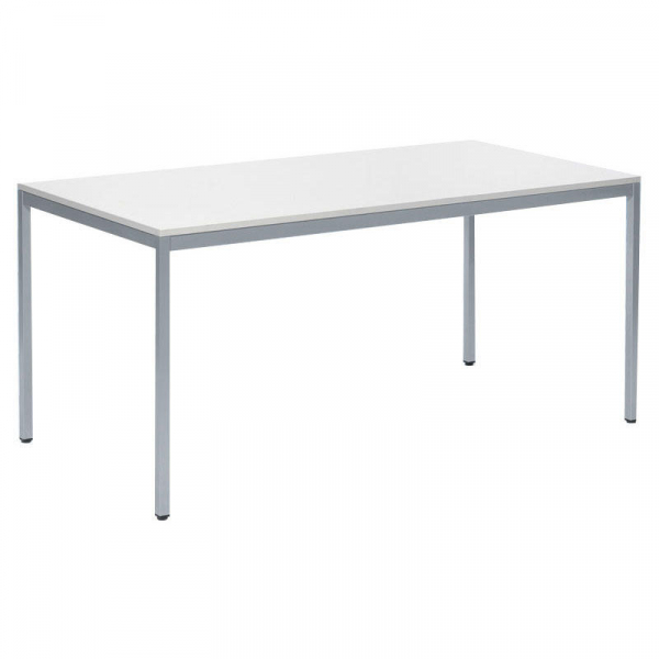 4251747716426 - Besprechungstisch Deskin-line 72cm (H) 200x80cm (BxT) 8 Personen rechteckig weiß   silber 4251747716426 Deskin