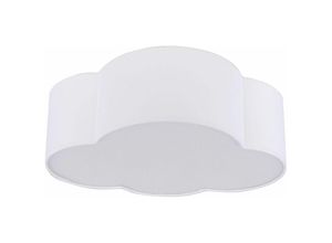 4251756314392 - Licht-erlebnisse - Weiße Deckenlampe Stoff wolki Kinder Wolkenleuchte - Weiß