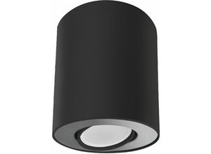 4251756330811 - Licht-erlebnisse - Spot Schwarz Wohnzimmer Flur Treppe Leuchte milena - Schwarz Silber