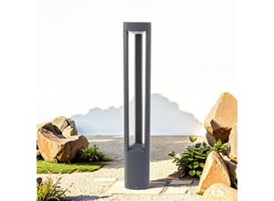 4251756343200 - Licht-erlebnisse - Außenleuchte Anthrazit 80 cm IP54 GX53 Modern Wegeleuchte Garten Outdoor Stehlampe