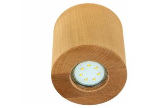 4251756347369 - Licht-erlebnisse - Deckenlampe Holz Modern GU10 Natur Deckenspot - Natur