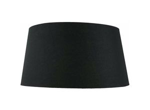 4251756348786 - Licht-erlebnisse - Lampenschirm Stoff Textil konisch 60 cm Schwarz für Stehlampe Pendelleuchte - Schwarz