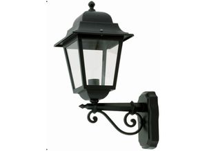 4251756364205 - Licht-erlebnisse - Große Außenlampe Rustikal Schwarz H50cm Aluminium - Schwarz