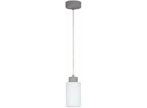 4251756368050 - Licht-erlebnisse - Hängeleuchte Modern Beton Glas wohnlich E27 blendarm - Grau Weiß