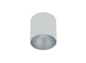 4251756378578 - Licht-erlebnisse - Spot Lampe Decke rund ø 127 cm Weiß Silber GU10 Deckenlampe - Weiß Silber