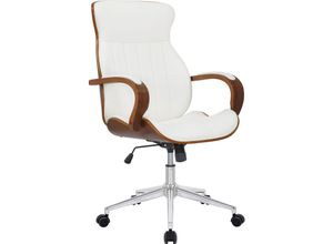 4251756419387 - Bürostuhl Melilla Kunstleder I Ergonomischer Stuhl I Komfortables Sitzen I 360 Drehfunktion Wippfunktion I Für Arbeit Und Home-Office