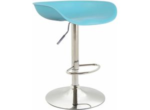 4251756440008 - - Barhocker Anaheim Kunststoff blau chrom