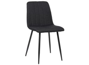 4251756446215 - Esszimmerstuhl gepolstert Dijon mit Ziernähten & Bodenschonern bequemer Polsterstuhl für Esszimmer & Küche belastbar bis 150 kg