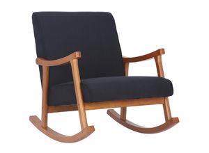 4251756449032 - Schaukelstuhl Morelia Walnuss Mit Stoffbezug I Schaukelsessel Mit Holzgestell I Relaxsessel Mit Kufen I Schwingstuhl 4251756449032 - Schaukelstuhl Morelia Walnuss Mit Stoffbezug I Schaukelsessel Mit Holzgestell I Relaxsessel Mit Kufen I Schwingstuhl