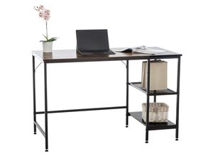 4251756451271 - Schreibtisch Oviedo I Laptoptisch Mit Stauraum I Bürotisch Mit Regalfächern