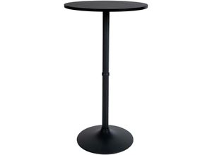 4251756483487 - - Stehtisch rund ø 60 cm schwarz schwarz