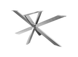 4251756489588 - Tischbeine Biloxi I Tischkufen Aus Vierkantprofilen I Höhe 71 cm I Sternförmiges Tischgestell