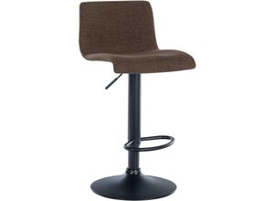 4251756490843 - Barhocker Branford I Modern Höhenverstellbar Mit Lehne I Metallgestell Bequemer Sitz I Küchenstuhl Oder Esszimmerstuhl