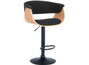 4251756491154 - Barhocker Vestal I Mit Holzsitz Und Armlehne I Höhenverstellbares Metallgestell Mit Fußstütze