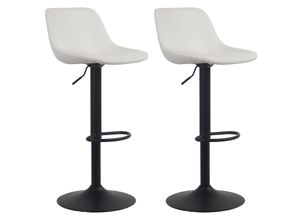 4251756492878 - 2er Set Barhocker Loft I Mit 2 Tresenhockern I Stühle Mit Rückenlehne 360° Grad Drehbar Und Höhenverstellbar I Für Küche Und Theke