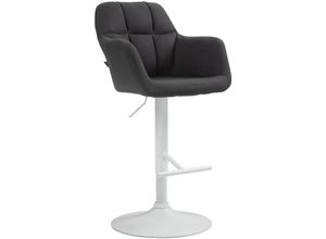 4251756499235 - Barhocker Natoma Stoff I 360° Drehbar Metallgestell Höhenverstellbar Mit Fußstütze I Thekenhocker Für Bar Mit Gepolsterte Sitzfläche