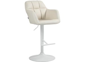 4251756499716 - Barhocker Natoma Kunstleder I 360° Drehbar Metallgestell Höhenverstellbar Mit Fußstütze I Küchenhocker Mit Gepolsterter Sitzfläche