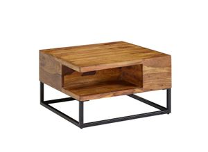 4251757703546 - WOHNLING Couchtisch Sofatisch Holz Massiv 60x60x345 cm Wohnzimmertisch Tisch