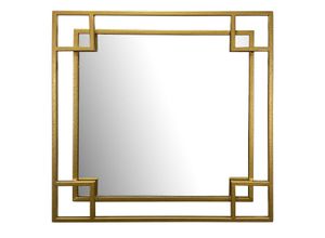 4251757717635 - Wandspiegel Gold 60x60 cm Metall