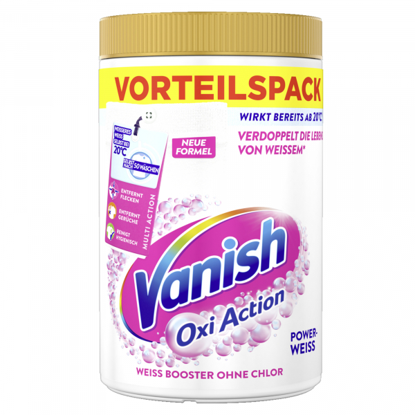 4251758407191 - VANISH Fleckenentferner Oxi Action Powerweiß 3256654 165kg 4251758407191 1650 Gramm