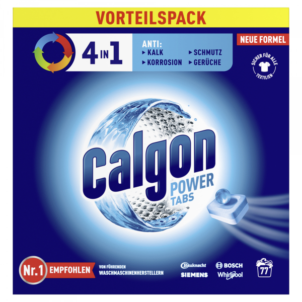 4251758410962 - Calgon Waschmaschinenreiniger 4in1 3248561 Tabs 4251758410962 77 Stück