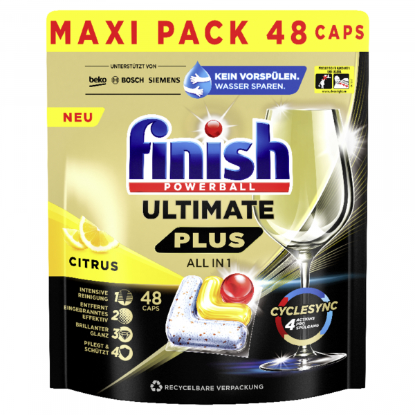 4251758418784 - FINISH Spülmaschinentabs Ultimate Plus All in 1 Citrus 3246585 4251758418784 48 Stück