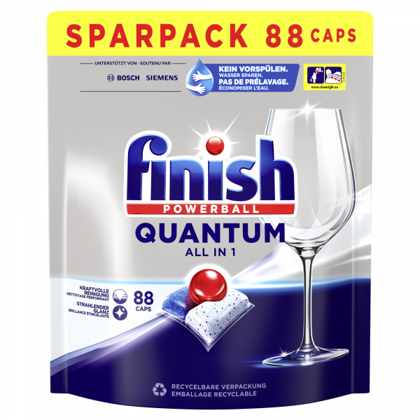 4251758419521 - FINISH Spülmaschinentabs Quantum All in 1 Regular 3249527 88St 4251758419521 88 Stück