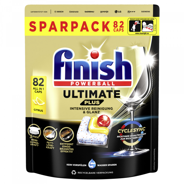 4251758427366 - FINISH Spülmaschinentabs Ultimate Plus All in 1 Citrus 3283115 82St 4251758427366 82 Stück