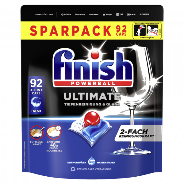 4251758427403 - FINISH Spülmaschinentabs Ultimate All in 1 Regular 3283137 92St 4251758427403 92 Stück