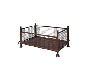 4251765319920 - Gitterbox-Stapelgestell LxBxH 1200 x 820 x 700 mm schokoladenbraun