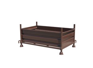 4251765382955 - Vollwand-Stapelgestell LxBxH 1200 x 1030 x 750 mm schokoladenbraun