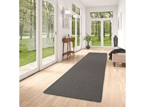 4251765602770 - Sisal Natur Läufer Teppich Astra Anthrazit - 100x400 cm 4251765602770 - Sisal Natur Läufer Teppich Astra Anthrazit - 100x400 cm