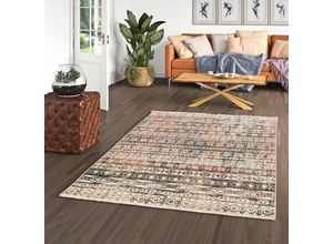 4251765604040 - Designer Teppich Nia Vintage Bunt Stripes - 160x230 cm