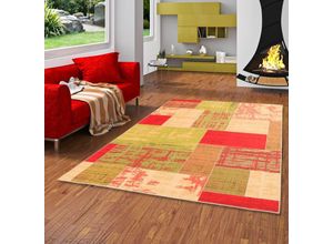 4251765617774 - - Luxus Vintage Designer Teppich Primus Terrakotta Patchwork - 80x150 cm