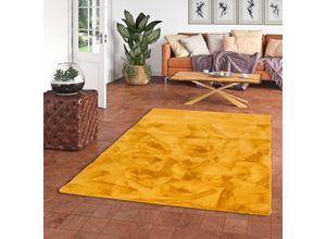 4251765618146 - Luxus Super Soft Fellteppich Plush Curry - 90x160 cm