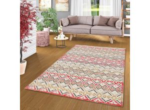 4251765619617 - - Designer Teppich Vintage Zoe Modern Bunt Stripes - 120x170 cm