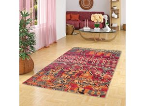 4251765619976 - Designer Teppich Vintage Zoe Orient Marokko Berberoptik Bunt - 140x200 cm 4251765619976 - Designer Teppich Vintage Zoe Orient Marokko Berberoptik Bunt - 140x200 cm