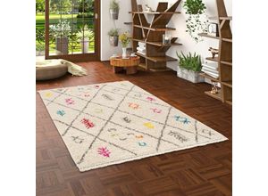 4251765622044 - - Hochflor Langflor Shaggy Teppich Casablanca Ethno Bunt - 120x170 cm