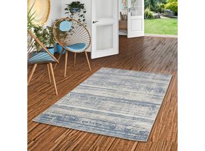 4251765622082 - - Designer Teppich Tawira Vintage Blau Trend - 80x150 cm