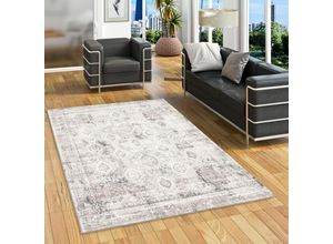 4251765634054 - - Designer Teppich Tawira Vintage Klassik Anthrazit - 140x200 cm