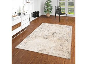 4251765634238 - - Designer Teppich Tawira Vintage Klassik Beige Barock - 80x150 cm