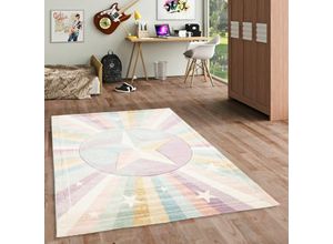 4251765634580 - - Kinder Teppich Maui Kids Rainbow Star - 80x150 cm