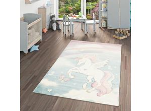 4251765634689 - - Kinder Teppich Maui Kids Pastell Einhorn Bunt - 80x150 cm