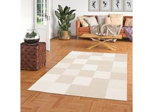 4251765636454 - - In & Outdoor Teppich Flachgewebe Marbella Beige Karo - 120x170 cm 4251765636454 - - In & Outdoor Teppich Flachgewebe Marbella Beige Karo - 120x170 cm