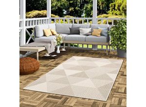 4251765637956 - - In & Outdoor Teppich Flachgewebe Campus Rauten Bunt - 120x170 cm